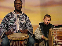 Noah Messomo's drumming workshops