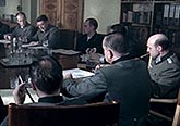 Reconstruction of a meeting at which Nazi officials decided that millions of Soviets would be allowed to die through starvation