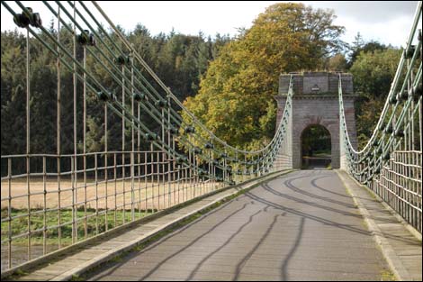 Union Chain Bridge over the River Tweed