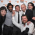 Dermot joins Elbow celebrating their Best British Group victory at the BRIT Awards.