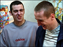 Ralf Little and Andrew Whyment in The Royle Family