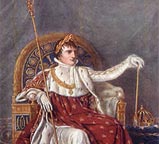 Painting which shows Napoleon as Emperor 