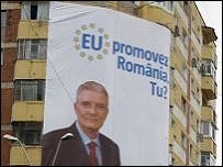 Bükreş'ten bir AP seçim afişi