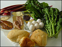 Lancashire food from a farmers' market
