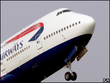 British Airways plane