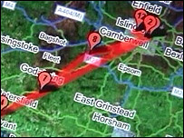 موبائل نقشہ