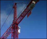 A tower crane