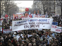 Paris'te grev
