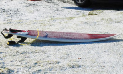 In the freezer. Land rock hard, but Brian and his crew have been finding great winter action. Pic Hugh Feb 07