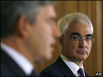 Gordon Brown and Alistair Darling