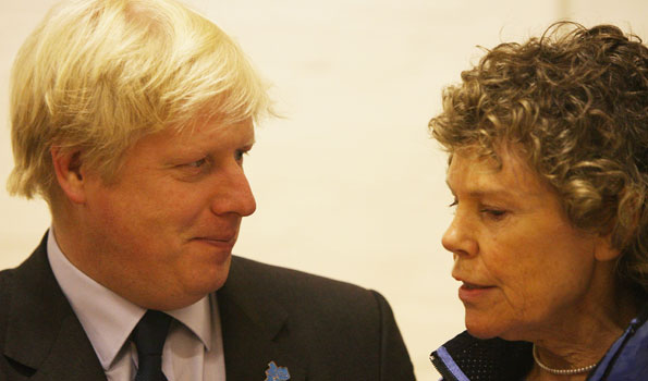 Londopn Mayor Boris Johnson with Kate Hoey MP