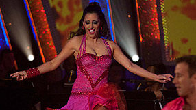 Laila Rouass and Anton du Beke