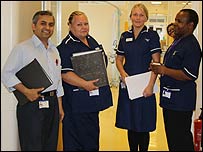 Moses Murandu at Selly Oak hospital