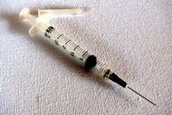 A syringe