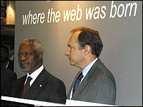 کوفی عنان اور ٹم برنرس لی