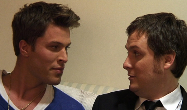 Rick Edwards [left] and Tim Key [right]
