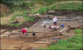 Pic: Archaeologists at work