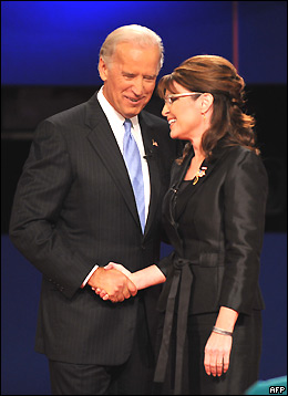 Sarah Palin y Joseph Biden