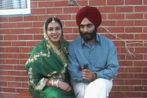 Sarbjit and Jatinder's unusual romance