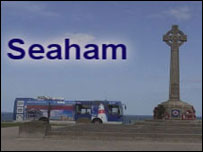 BBC Bus in Seaham