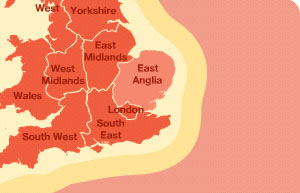 East Anglia region