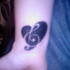 Music love tattoo