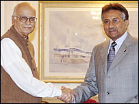 ادڈانی مشرف ملاقات