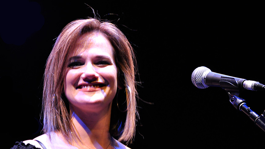 Alecia Nugent at Rounder Records 40th Birthday. Photo by Karen Miller