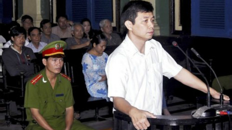 Ông Trần Huỳnh Duy Thức tại tòa