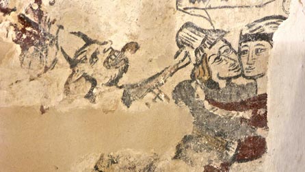 St Cadoc's Church - the Devil promotes lust