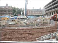 Performing Arts Centre building site