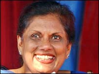 Former President Chandrika Kumaratunga
