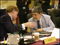 Robert Zoellick e Celso Amorim