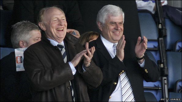 Former Labour leader Neil Kinnock and Peter Ridsdale