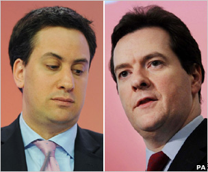 Ed Miliband and George Osborne