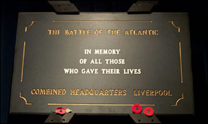 Plaque in memory of the Battle of the Atlantic