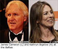 Kathryn Bigelow and James cameron