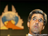 O senador John Kerry