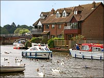The Norfolk Broads at Wroxham