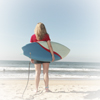 Pic: Surf Girl with Board