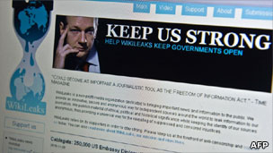 Wikileaks website