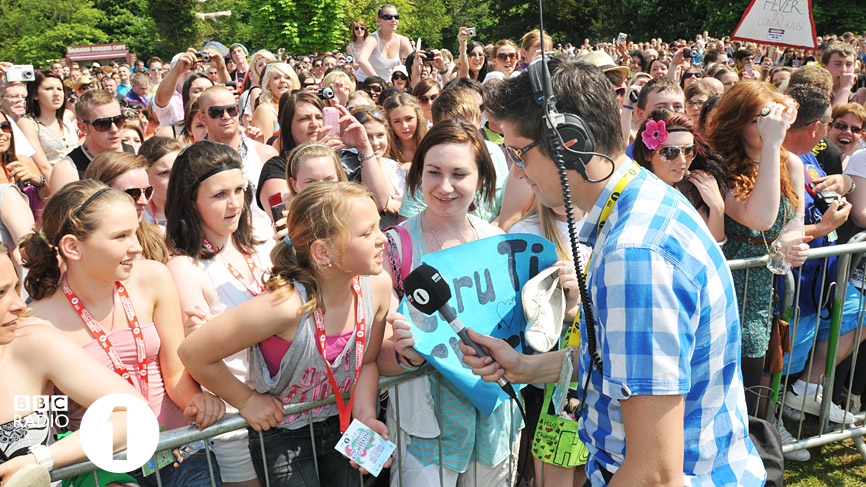 Photos of the Radio 1's Big Weekend audience on Saturday