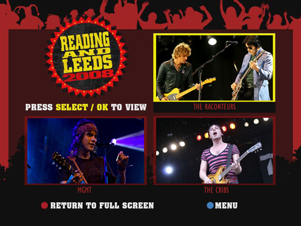 a screen grab of interactive tv