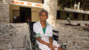 Woman in wheelchair, Haiti