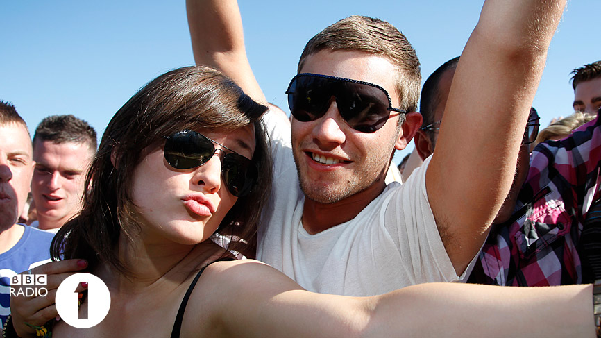 Photos of the Radio 1's Big Weekend audience on Sunday