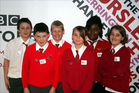 Sandford Hill Primary School children 