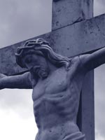 Statue of Christ on the cross