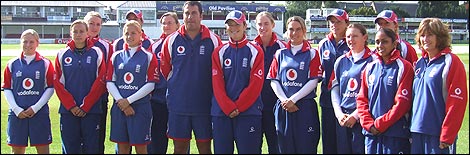 The England Women's team