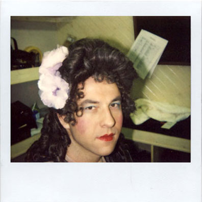 David Walliams make-up polaroid