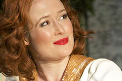 Jennifer Ehle plays Tracy Lord in The Old Vic's production of The Philadelphia Story. Photographer: Manuel Harlan